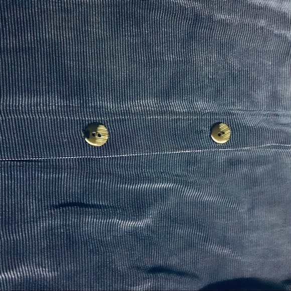 New Blue Vikki Vi Top Button Down 1X Maternity made in USA - Picture 14 of 16